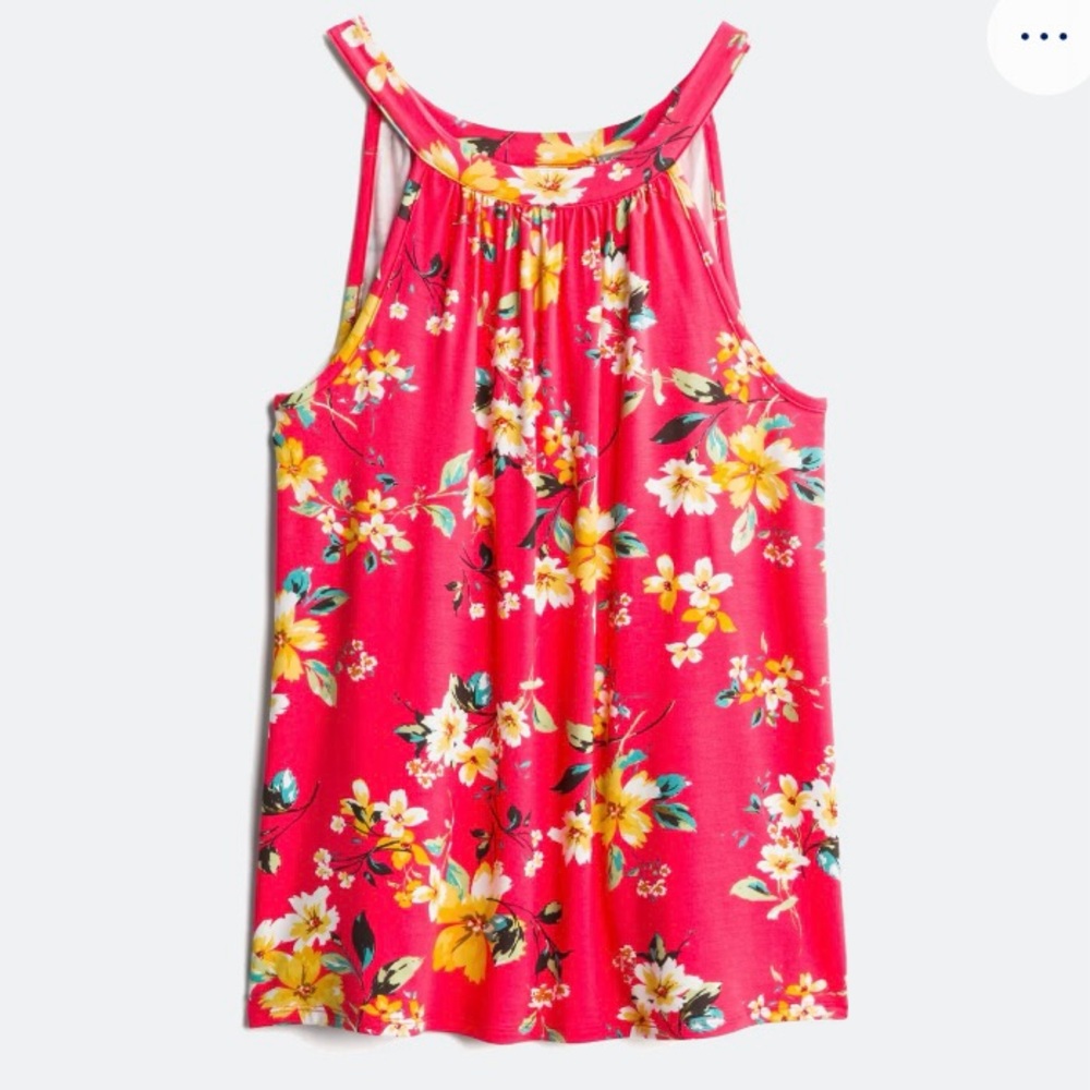 Market & Spruce Lana Printed Halter Knit Top